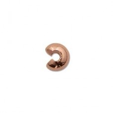 5mm Copper Plated Crimp Bead Covers