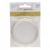 2.5" (62.5mm) Beadsmith Silver Plated Steel Bracelet Memory Wire - 1oz (app 60 loops)