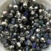 6mm Heliotrope Czech Fire Polished Round Beads - Pack of 20