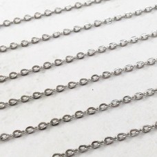 2mm 316 High Quality Stainless Steel Flat Cable Chain - 10 metre roll