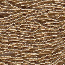 13/0 Czech Charlotte Seed Bead Hanks - Metallic Gold - 11gm
