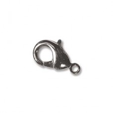 12x6.5mm Nickel Plated Brass Lobster Clasps