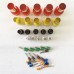 Stainless Steel + Plastic Mini Circle Polymer Clay Cutter Set - Pack of 40 (no box)