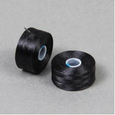 C-Lon Size AA Beading Thread Bobbin - Black - 68m
