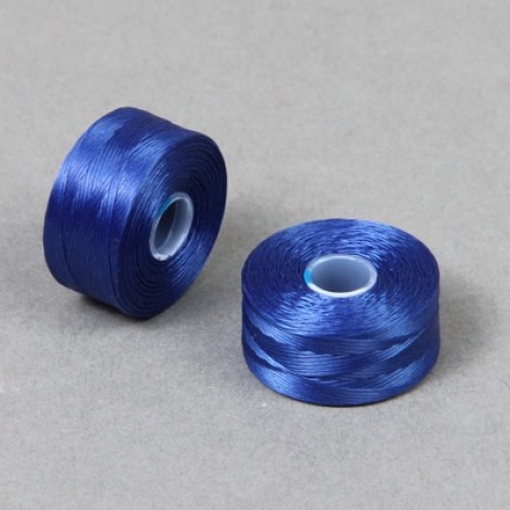 C-Lon Size D Beading Thread Bobbin - Royal Blue - 71m C-Lon Size D Beading Thread Bobbin - Royal Blue - 71m