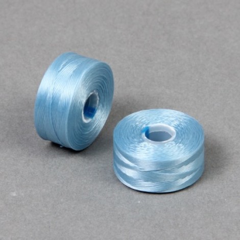 C-Lon Size D Beading Thread Bobbin - Sky Blue - 71m C-Lon Size D Beading Thread Bobbin - Sky Blue - 71m