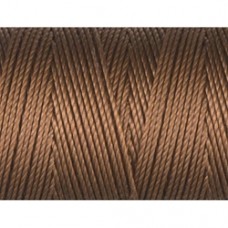 C-Lon .5mm Bead Cord #18 - Chestnut - 86yd (78.6m)