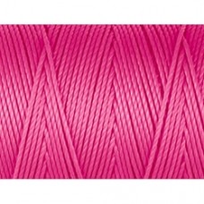 C-Lon #18 Bead Cord - Fluoro Hot Pink - 86yd
