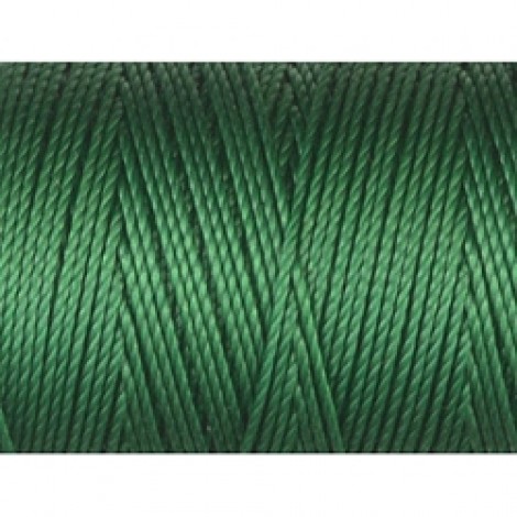 C-Lon Bead Cord #18 - Green - 86yd