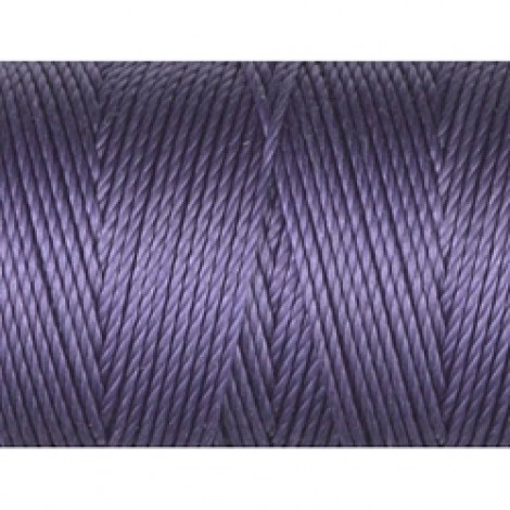 C-Lon #18 Bead Cord - Mid Purple - 86yd