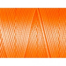 C-Lon .5mm #18 Bead Cord - Neon Orange - 86yd (78.6m)