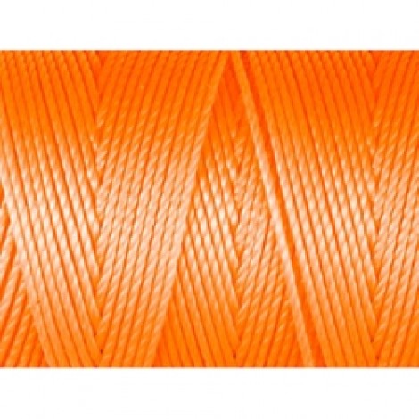 C-Lon #18 Bead Cord - Neon Orange - 86yd