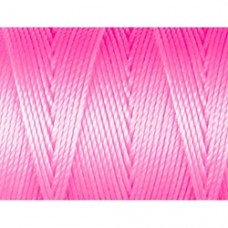 C-Lon .5mm #18 Bead Cord - Neon Pink - 86yd (78.6m)