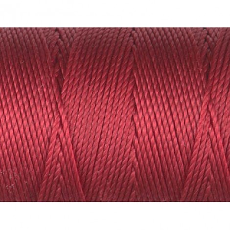 C-Lon Bead Cord #18 - Red Hot Red - 86yd
