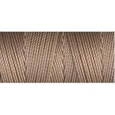 C-Lon 0.4mm Tex 135 Fine Bead Cord - Antique Brown - 136yd (124m)