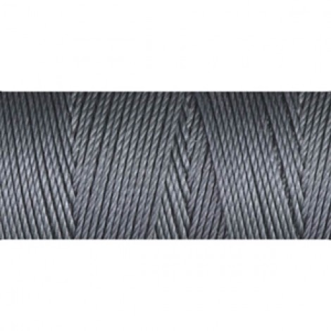C-Lon 0.4mm Tex 135 Fine Bead Cord - Gray - 50yd (45.7m)