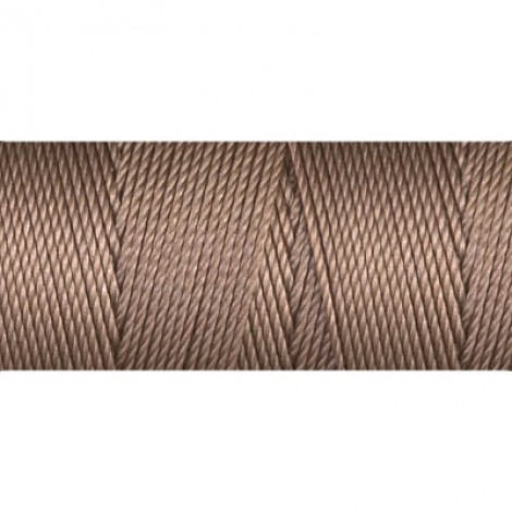 C-Lon 0.4mm Tex 135 Fine Bead Cord - Sable - 136yd (124m)