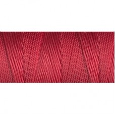 C-Lon 0.4mm Tex 135 Fine Bead Cord - Shanghai Red - 136yd (124m)