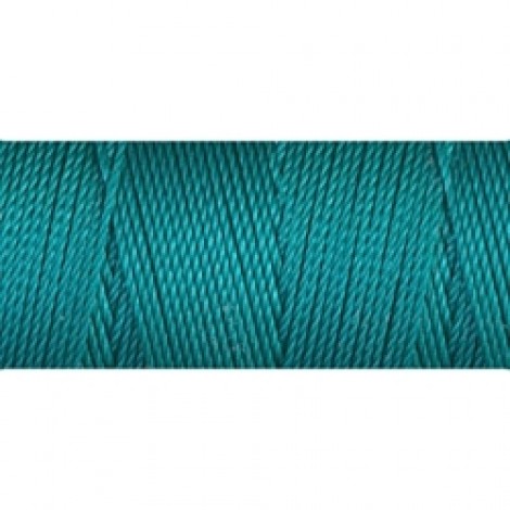 C-Lon 0.4mm Tex 135 Fine Bead Cord - Teal - 136yd (124m)