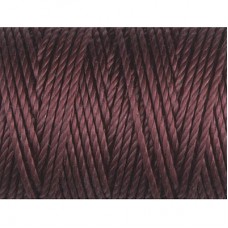 C-Lon 0.9mm Tex 400 Heavyweight Bead Cord - Blackcurrant  - 39yd (35.6m)