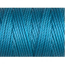 C-Lon 0.9mm Tex 400 Bead Cord - Cyan - 39yd (35.6m)
