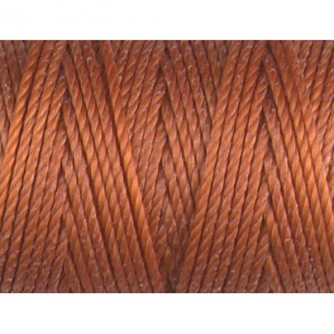 C-Lon 0.9mm Tex 400 Heavyweight Bead Cord - Lt Copper  - 39yd (35.6m)