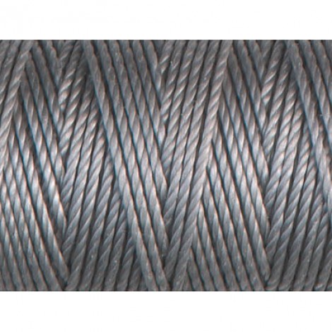 C-Lon 0.9mm Tex 400 Heavyweight Bead Cord - Nickel  - 39yd (35.6m)