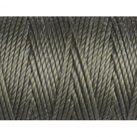 C-Lon 0.9mm Tex 400 Heavyweight Bead Cord - Olive  - 39yd (35.6m)