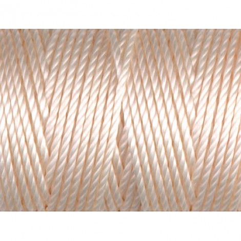 C-Lon 0.9mm Tex 400 Bead Cord - Peach Glow - 39yd (35.6m)