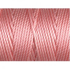 C-Lon 0.9mm Tex 400 Bead Cord - Pink Lemonade - 39yd (35.6m)