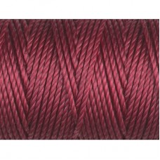 C-Lon 0.9mm Tex 400 Heavyweight Bead Cord - Red  - 39yd (35.6m)