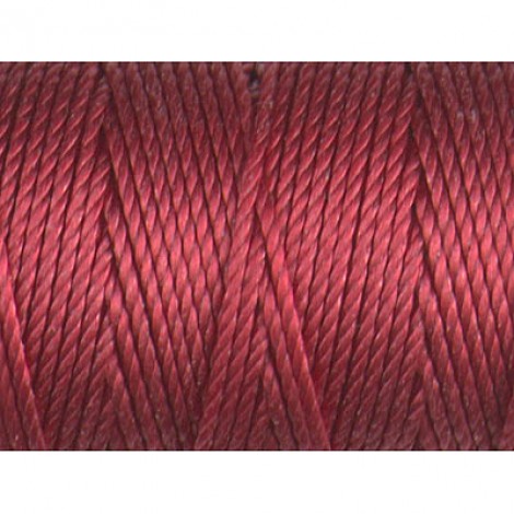 C-Lon Tex 400 Bead Cord - Red Hot Red - 39yd