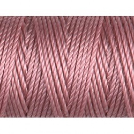 C-Lon 0.9mm Tex 400 Heavyweight Bead Cord - Rose  - 39yd (35.6m)