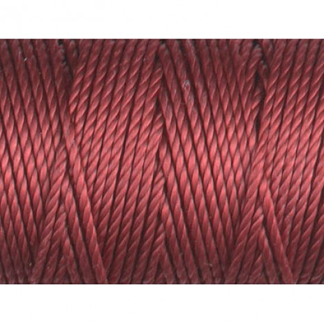 C-Lon 0.9mm Tex 400 Bead Cord - Venetian Red - 39yd (35.6m)