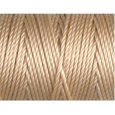 C-Lon 0.9mm Tex 400 Heavyweight Bead Cord - Wheat  - 39yd (35.6m)