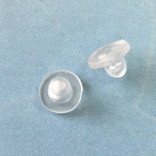 8mm Silicone Stabilizer Silicone Comfort Cushions for Clip-on Earrings - Pack of 10 Pair