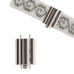 14x18mm Beadsmith Beadslide Smooth Plain Clasp - Silver Plated - each