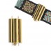 14x24mm Beadsmith Beadslide Smooth Plain Clasp - Gold Plated - each 14x24mm Beadsmith Beadslide Smooth Plain Clasp - Gold Plated - each