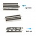 14x24mm Beadsmith Beadslide Smooth Plain Clasp - Silver Plated - each