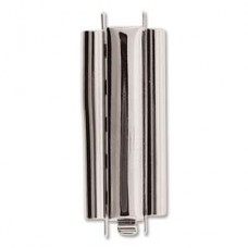 10x29mm Silver Plated Beadslide Clasp