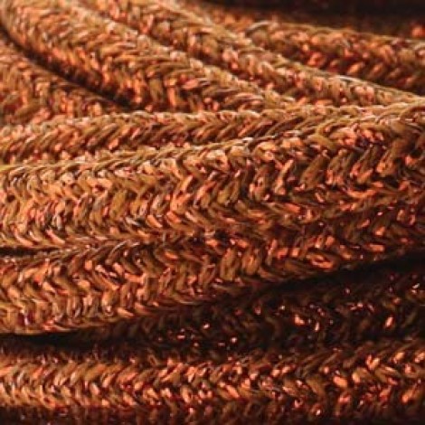 5mm Semi-Soft Climbing Cord - Metallic Copper - Per metre
