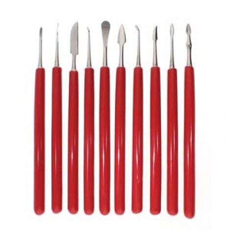 Beadsmith Deluxe 10pc Wax Carving Tool Set without box