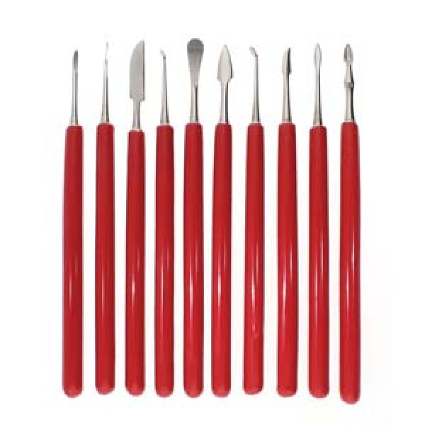 Wax Carving Tools Metal Art Clay Model Sculpting Wax Carver Set of