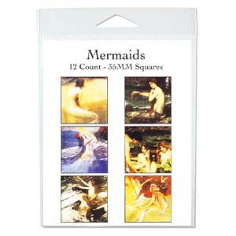 35mm Mermaids Square Collage Sheet - 12 images 35mm Mermaids Square Collage Sheet - 12 images
