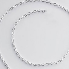 1.7mm Sterling Silver  Flat Cable Chain