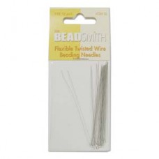 Beadsmith Twisted 2.5" Wire Needles - Fine - Pack of 50