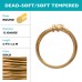 12ga Beadsmith Wire Elements Anti-Tarnish Craft Wire - Gold - 1.52m