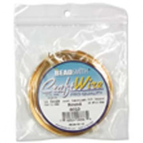 14ga Beadsmith Wire Elements Anti-Tarnish Craft Wire- Gold