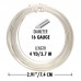 16ga Beadsmith Wire Elements Anti-Tarnish Dead Soft Half Round Craft Wire - Silver - 4yd (3.6m)
