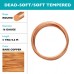 16ga (1.25mm) Beadsmith Wire Elements Soft Temper Craft Wire - Bare Copper - 5yd (4.6m)